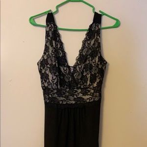Black lace dress